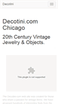 Mobile Screenshot of decotini.com
